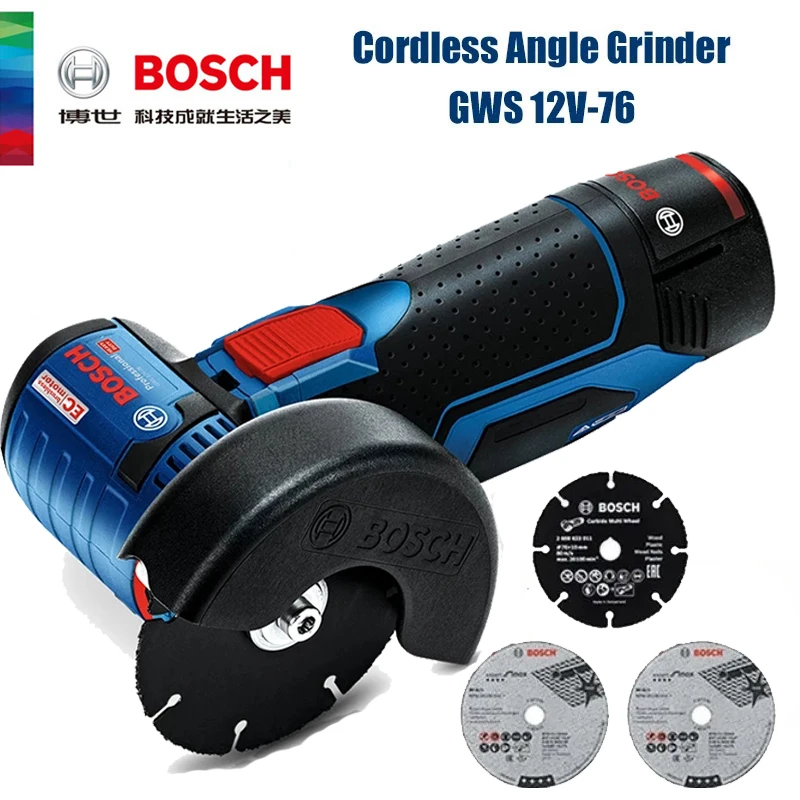 Power Tools Professional - Bosch GWS 12V-76 Professional 12V Cordless