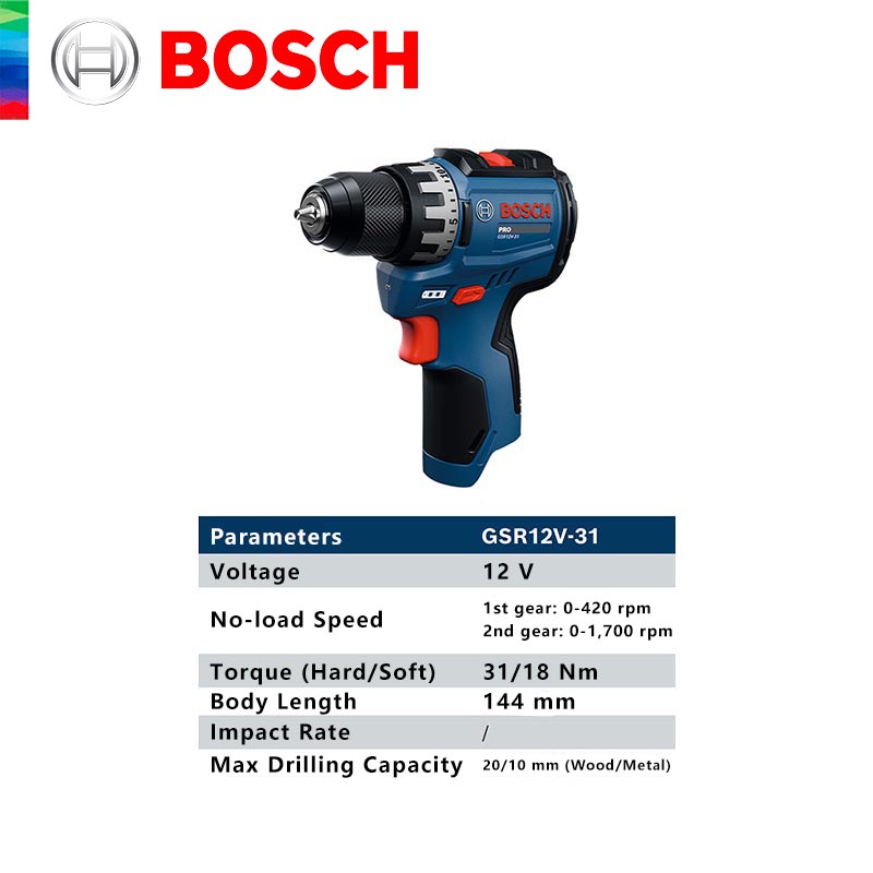 BOSCH GSR 12V-31 Professional  - Power Tools Professional review and price