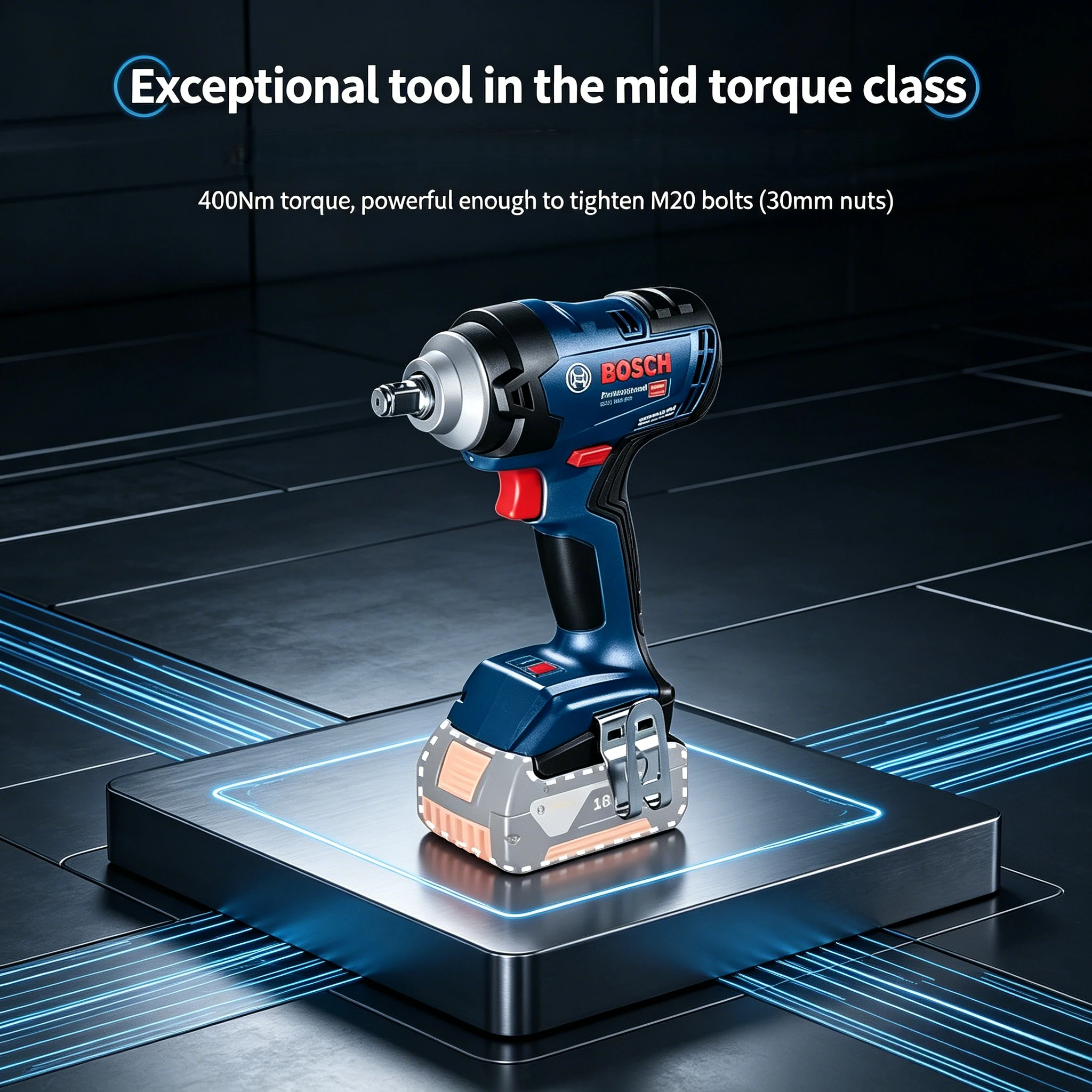 ‌Bosch GDS 18V-400 18V Brushle - Power Tools Professional review and price