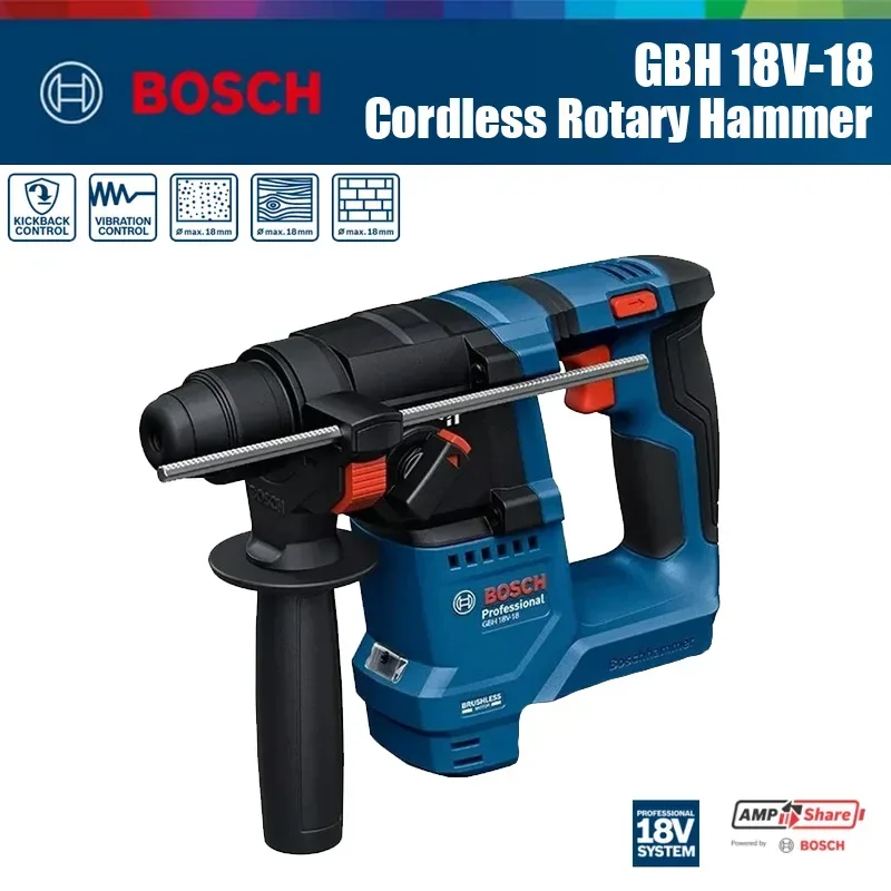 Bosch GBH 18V-18 Cordless Rota - Power Tools Professional review and price
