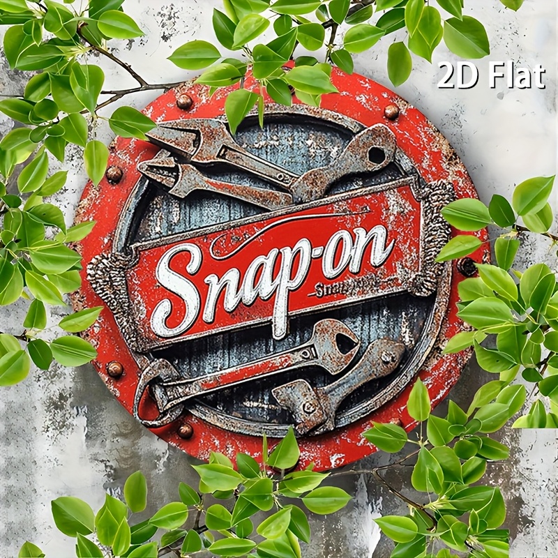 2D Flat 1pc Vintage Metal Sign - Power Tools Aldi review and price