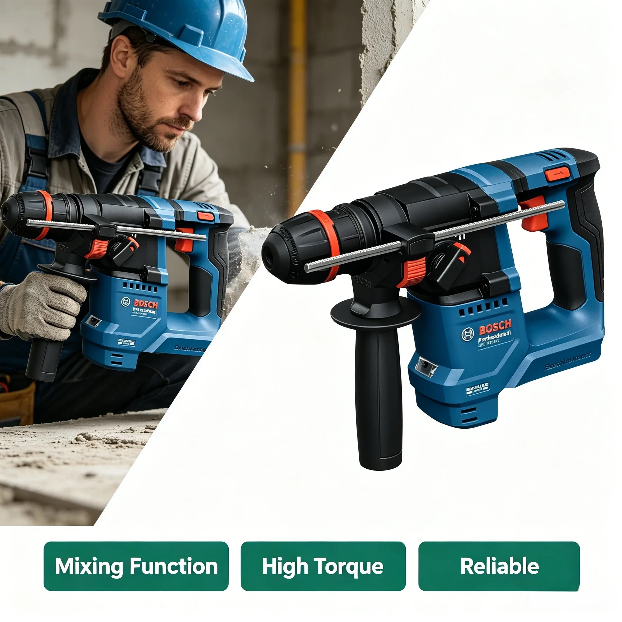 BOSCH GBH 18V-18X 18V Brushles - Power Tools Professional review and price