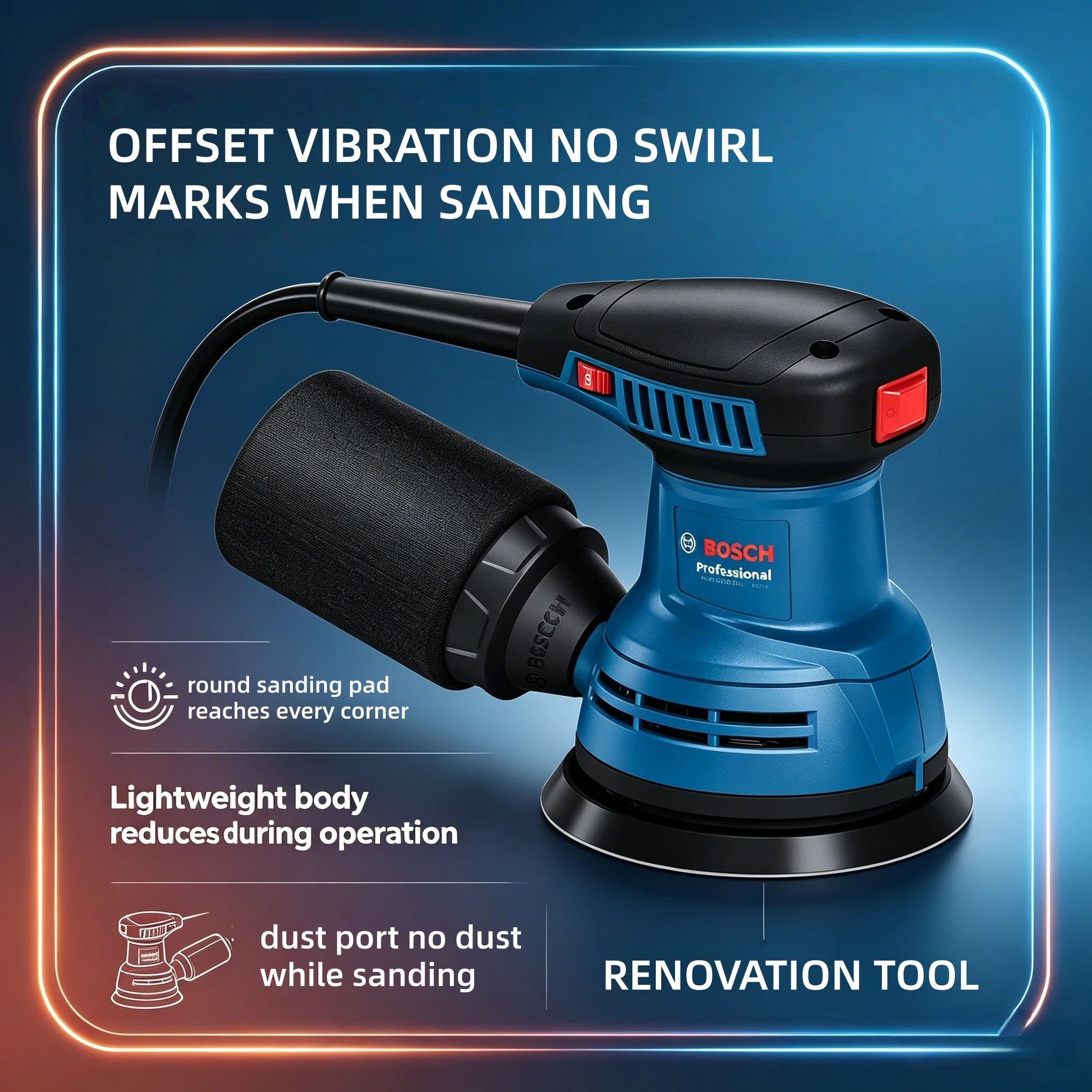 Bosch GEX125 280W Power Orbita - Power Tools Jobs review and price