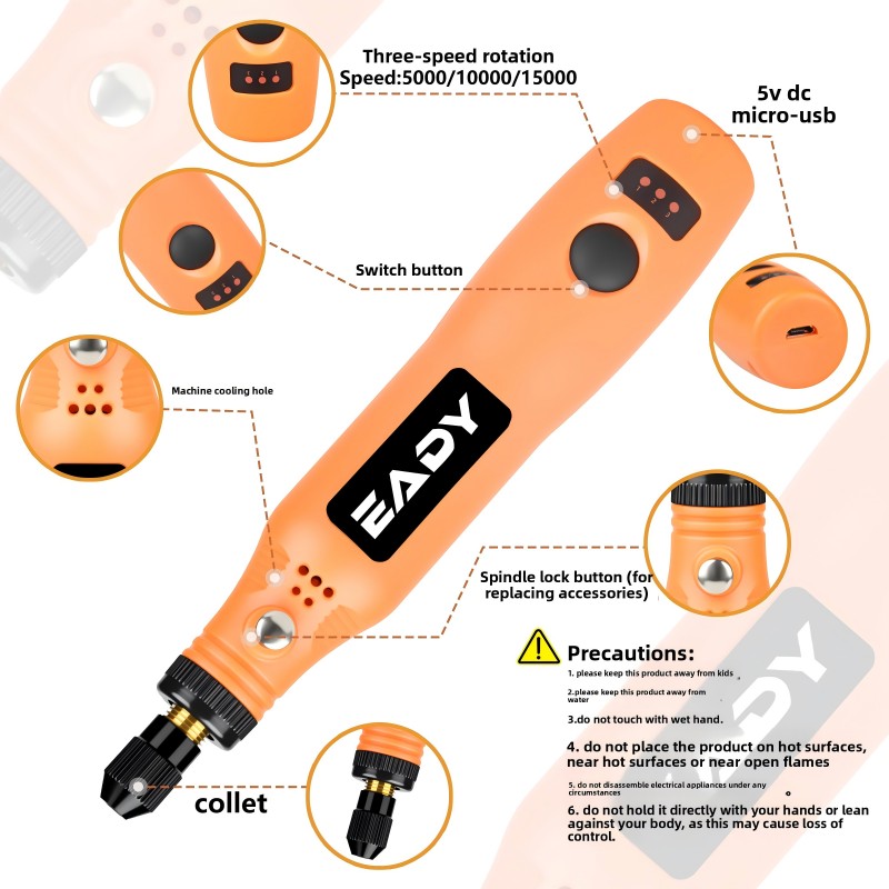USB Cordless Rotary Tool Kit – - Power Tools Jobs review and price