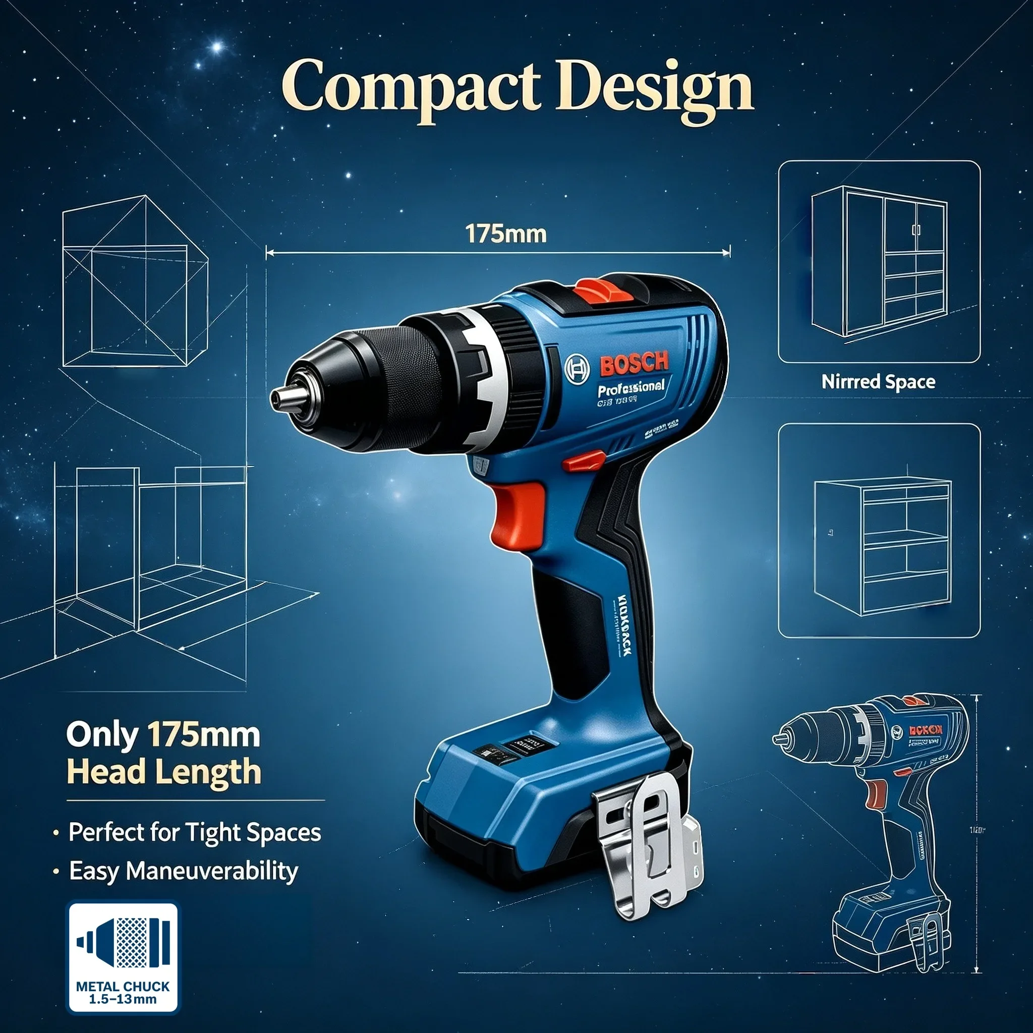 BOSCH  GSB 18V-65 Brushless Co - Bosch Drill Gsb 18V review and price