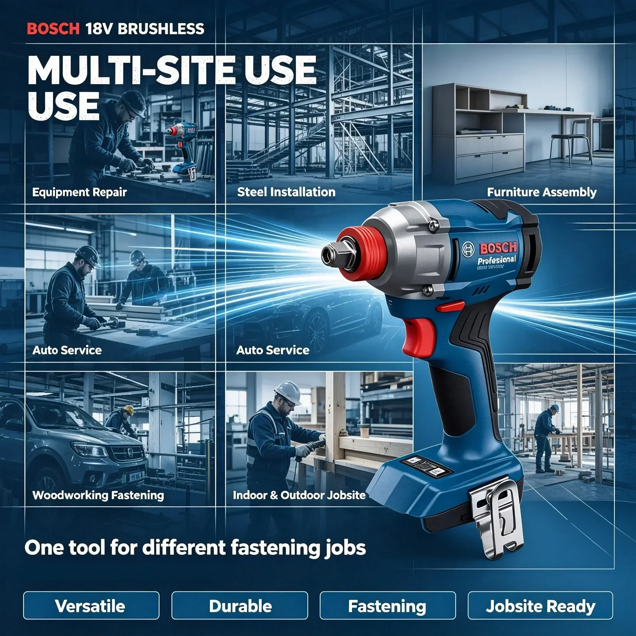 Bosch GDX 18V-285 Cordless Imp - Power Tools Professional review and price