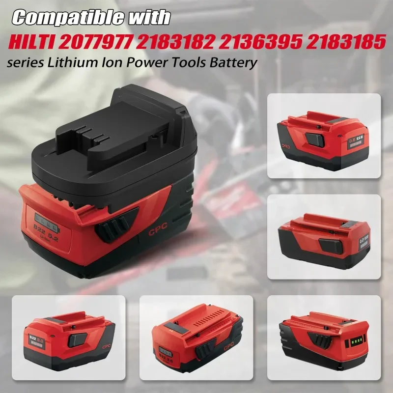 Battery Adapter for Milwaukee  - Power Tools Hilti review and price