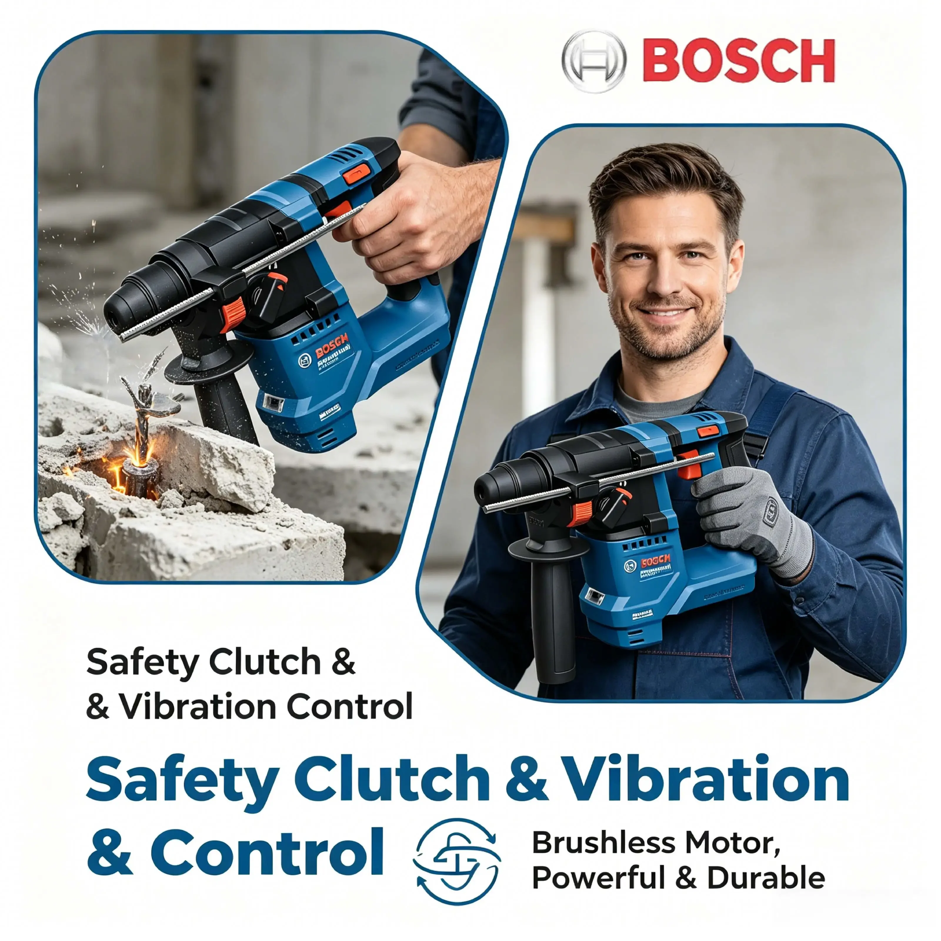 Bosch GBH 18V-18 18V Brushless - Power Tools Professional review and price