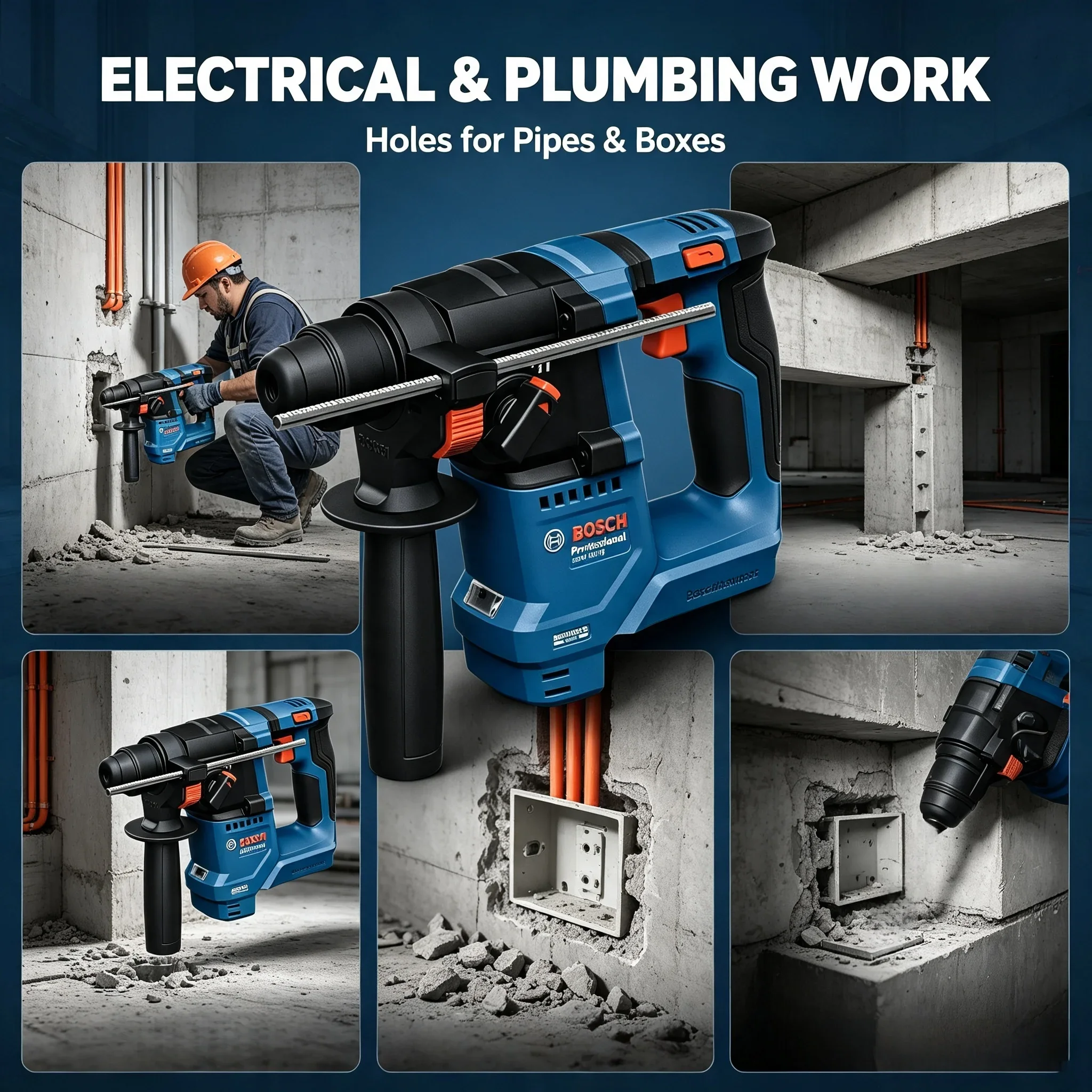 Bosch GBH 18V-18 Cordless Rota - Power Tools Professional review and price